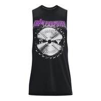 Under Armour Men's Project Rock IP Blade Tank Top, Soft, Cotton-Blend, Sleeveless Front_Flat