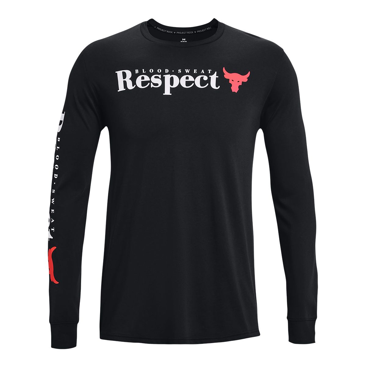 Under Armour Men's Project Rock Respect Long Sleeve T Shirt | SportChek