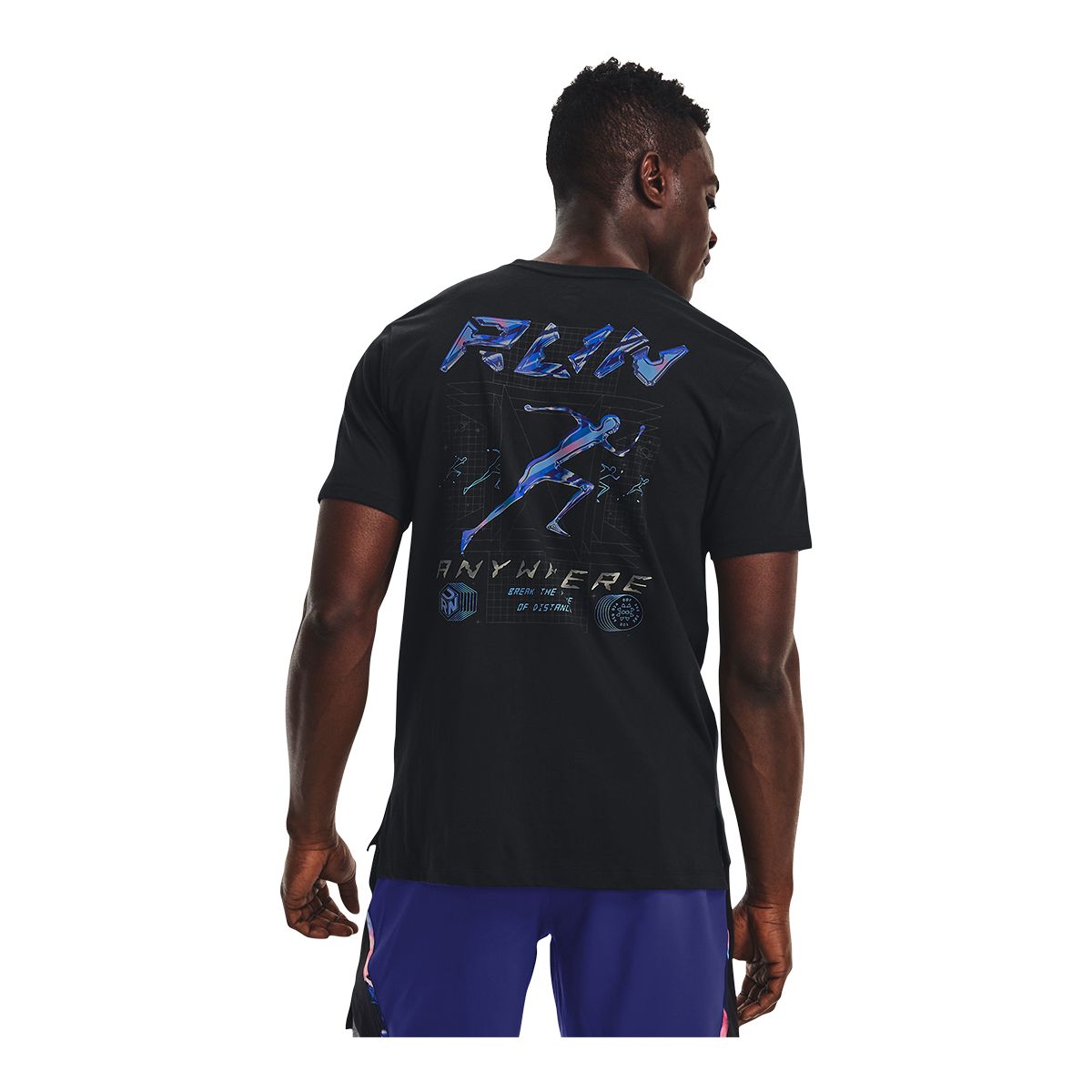 Under Armour Men's Run Anywhere Stack Graphic T Shirt