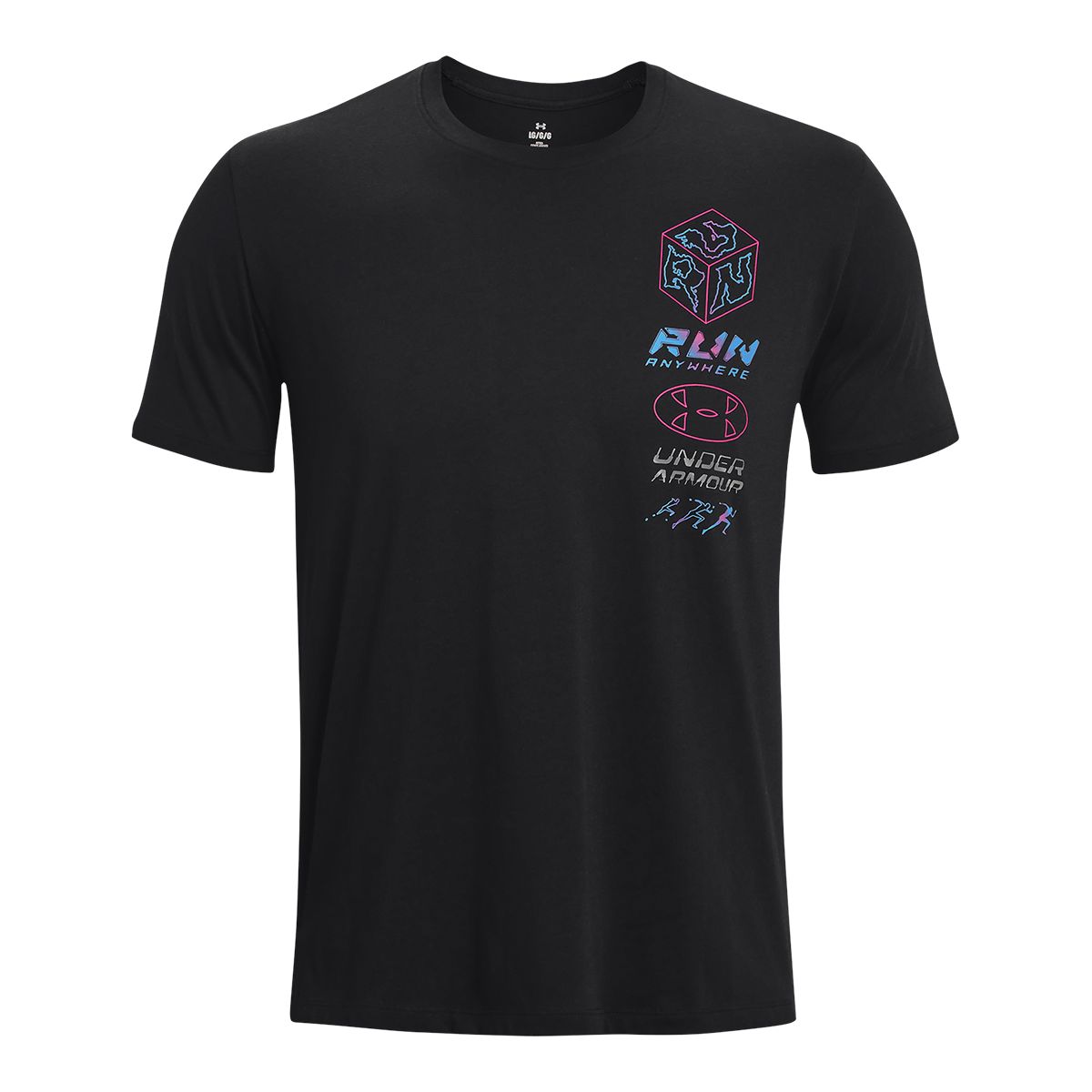Under Armour Men's Run Anywhere Stack Graphic T Shirt