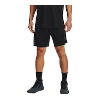 Under Armour Men's Baseline 10 Inch Basketball Shorts Front_Flat