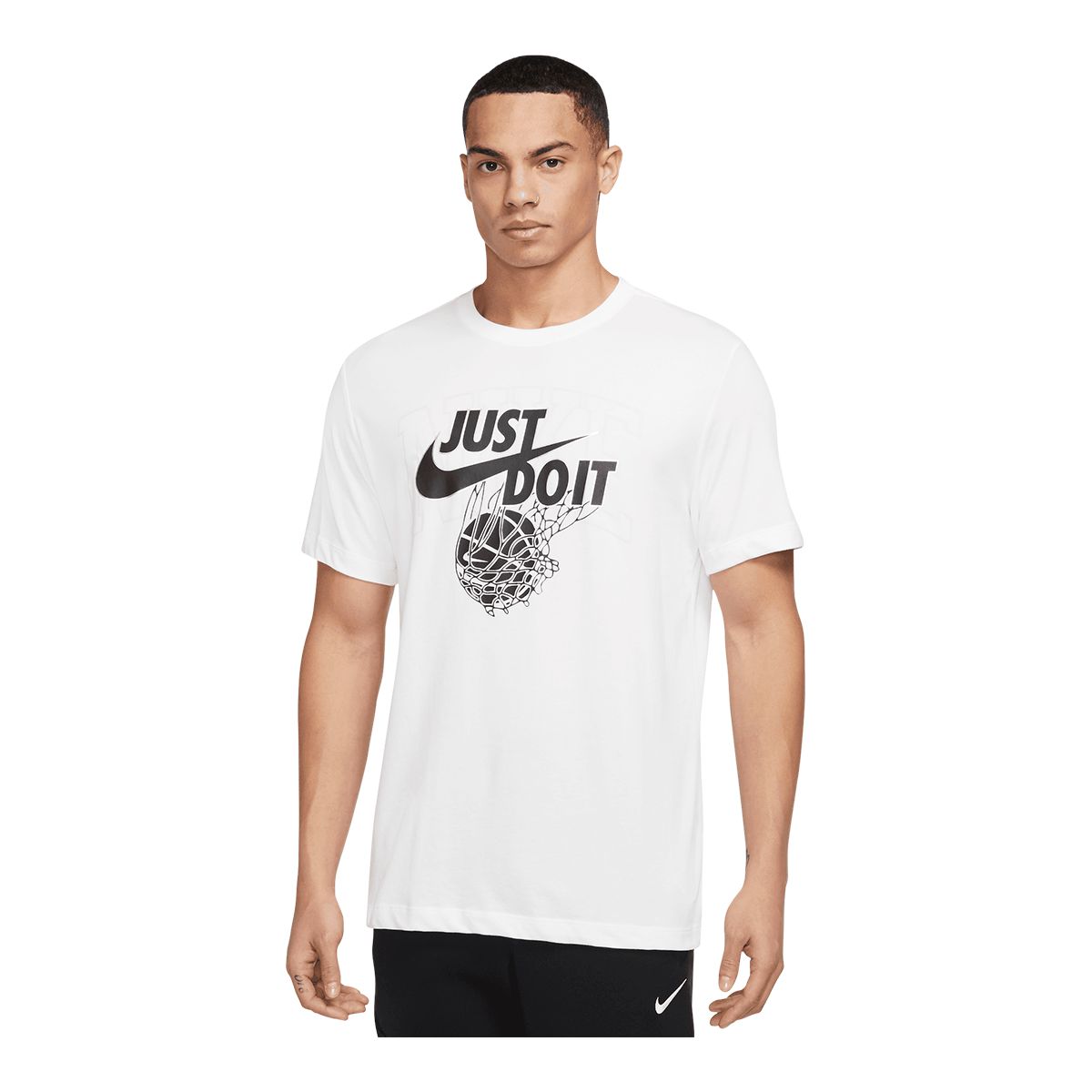 Just do it white on sale shirt