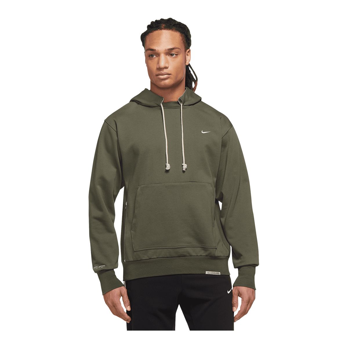 Nike Men's Standard Issue Pullover Basketball Hoodie, French Terry, Dri-Fit