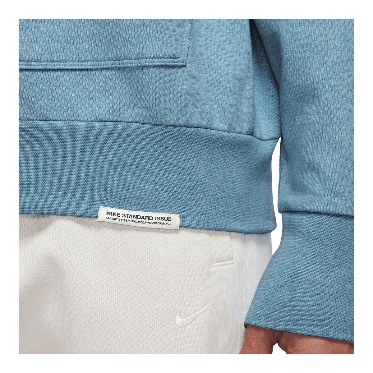 Nike Men's Standard Issue Pullover Basketball Hoodie, French Terry, Dri-Fit
