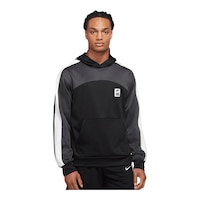 Nike Men's Starting 5 Pullover Basketball Hoodie, Fleece, Kangaroo Pocket Front_Flat