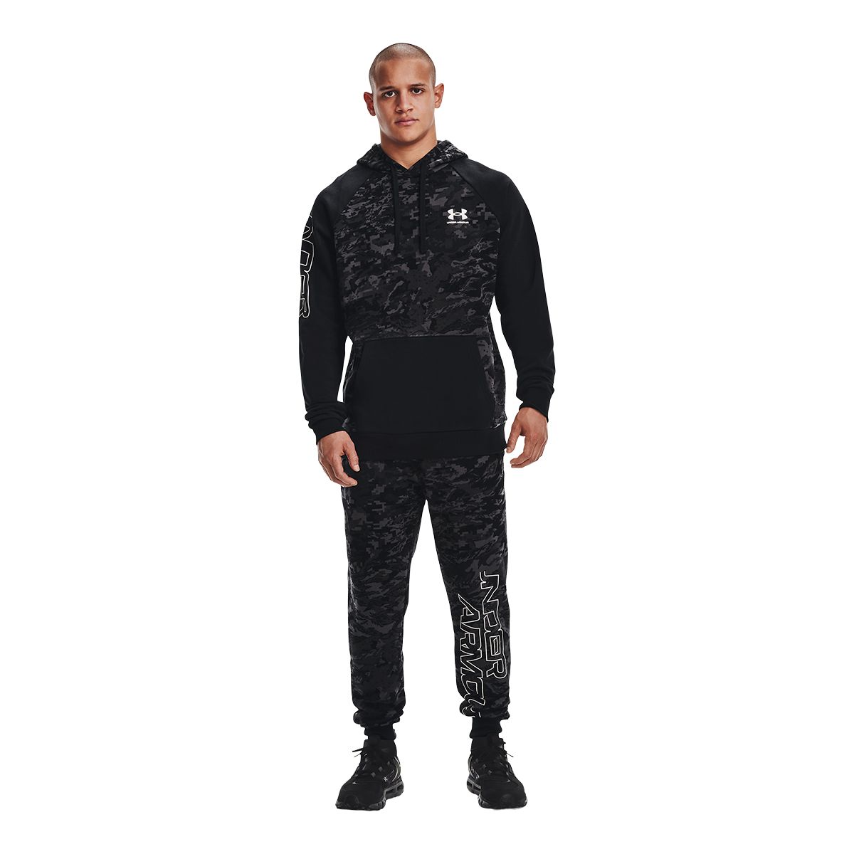 Under Armour Men's Rival Fleece Camo Script Jogger Pants | Sportchek