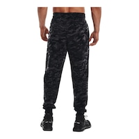 Under Armour Men's Rival Fleece Camo Script Jogger Pants Front_Flat