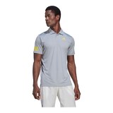 adidas Men's Club 3-Stripe Polo T shirt Front_Angled_Right