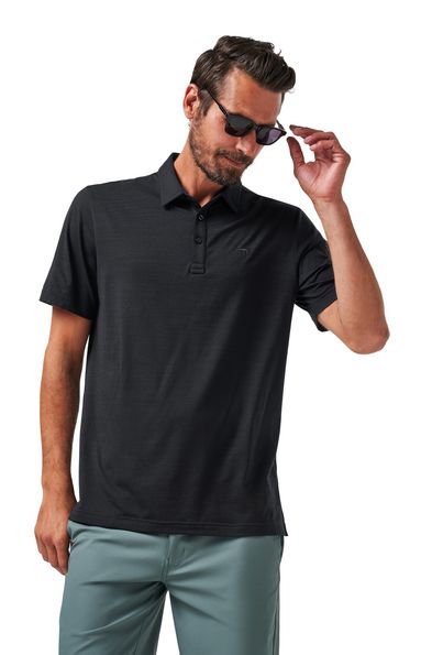 TravisMathew Men's The Heater  Short Sleeve Golf Polo T Shirt