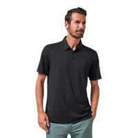 TravisMathew Men's The Heater Golf Polo Shirt Front_Flat