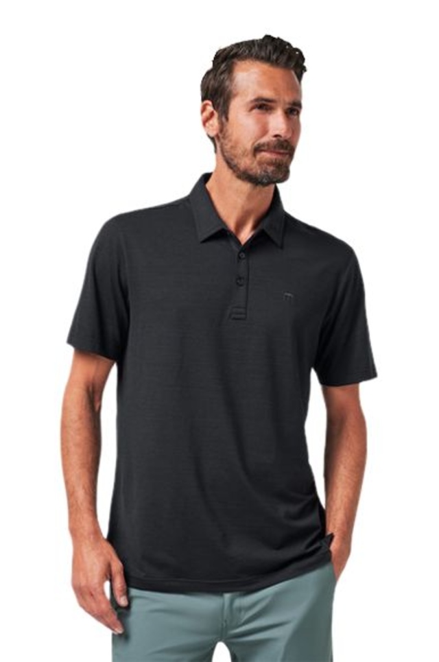 TravisMathew Men's The Heater  Short Sleeve Golf Polo T Shirt