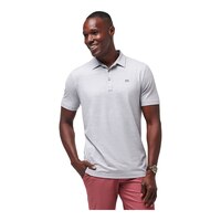 TravisMathew Men's The Heater Golf Polo Shirt Front_Flat