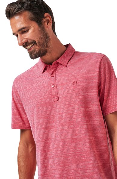 TravisMathew Men's The Heater  Short Sleeve Golf Polo T Shirt