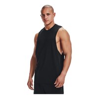 Under Armour Men's Left Chest Cut Off Tank Front_Angled_Left