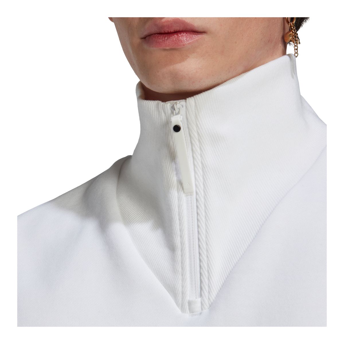 adidas Men's Sportswear Quarter Zip Long Sleeve Top