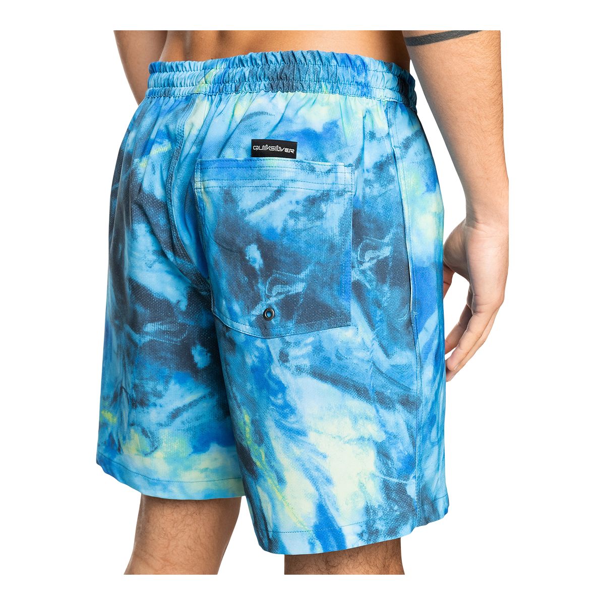 Quiksilver Men's Ocean Mix Swim Volley Shorts, 17", 4-Way Stretch