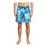 Quiksilver Men's Ocean Mix Swim Volley Shorts, 17", 4-Way Stretch Front_Flat