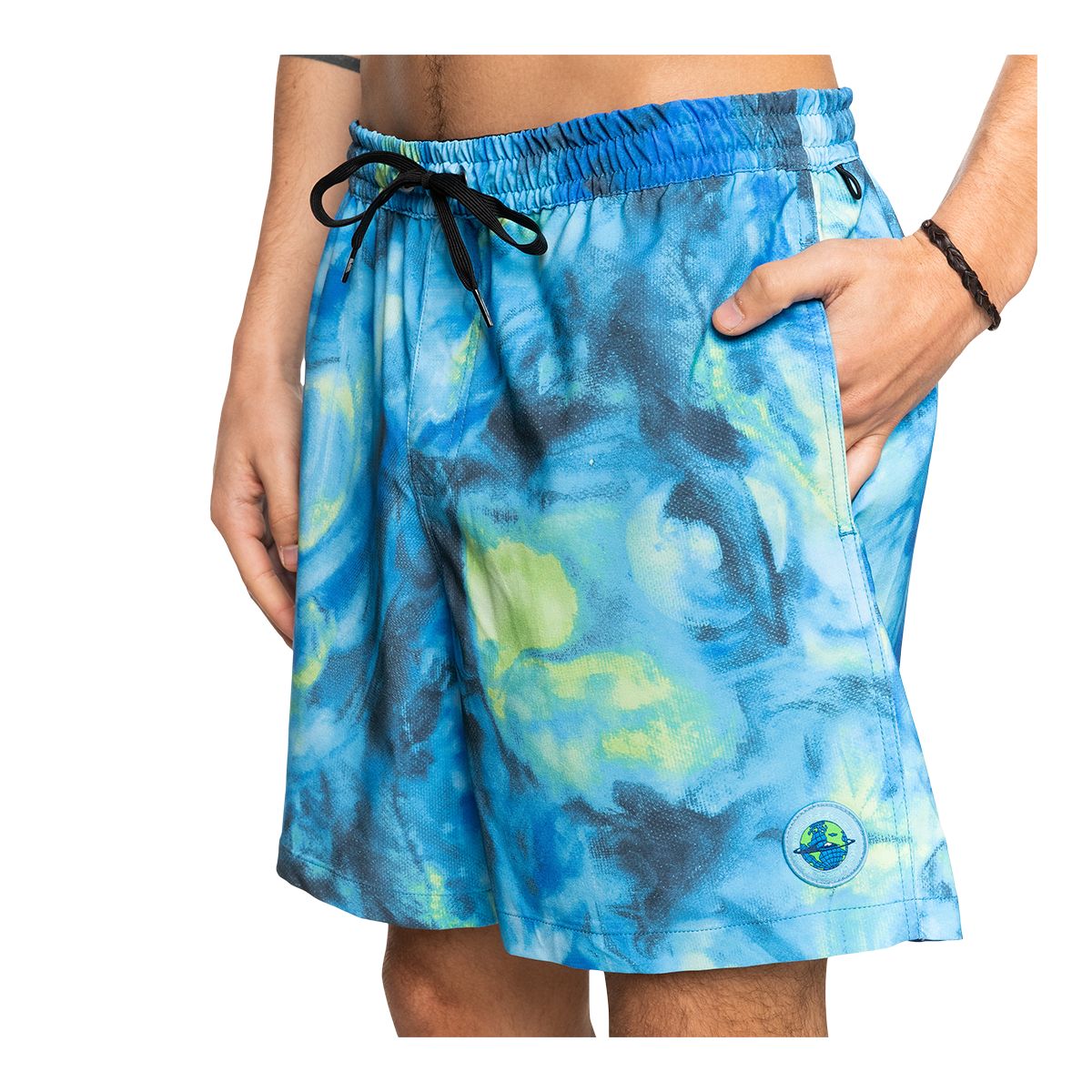 Quiksilver Men's Ocean Mix Swim Volley Shorts, 17", 4-Way Stretch