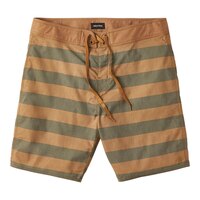 Brixton Men's Temple Trunk 19 Inch Boardshorts Front_Flat