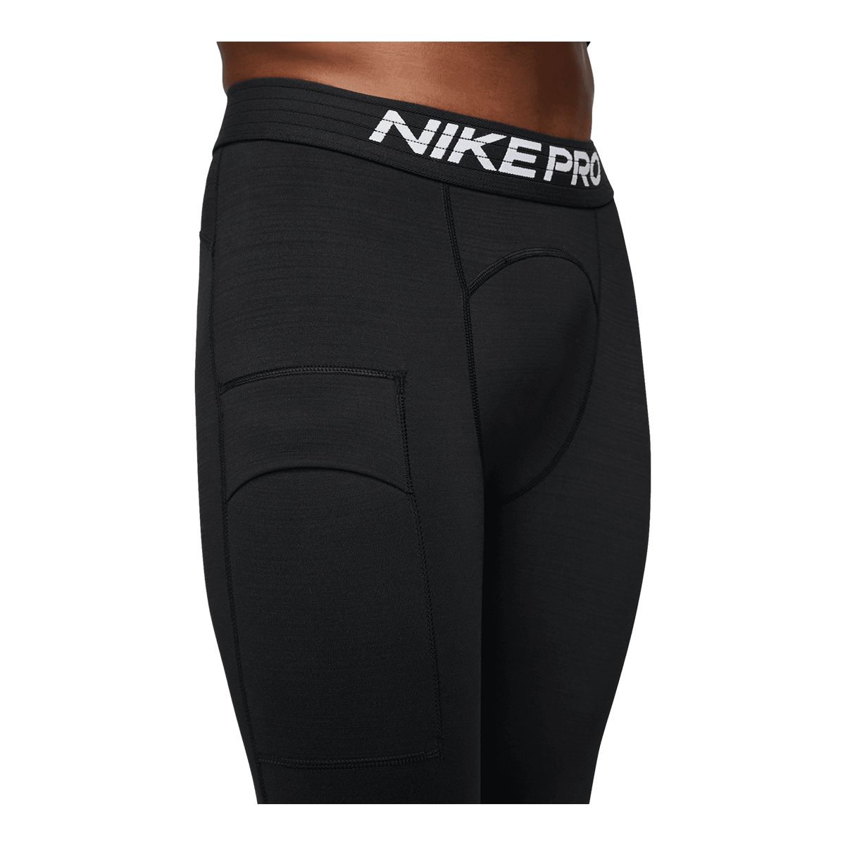 Buy Nike Blue Printed Compression Pro Tights - Tights for Men 2364341