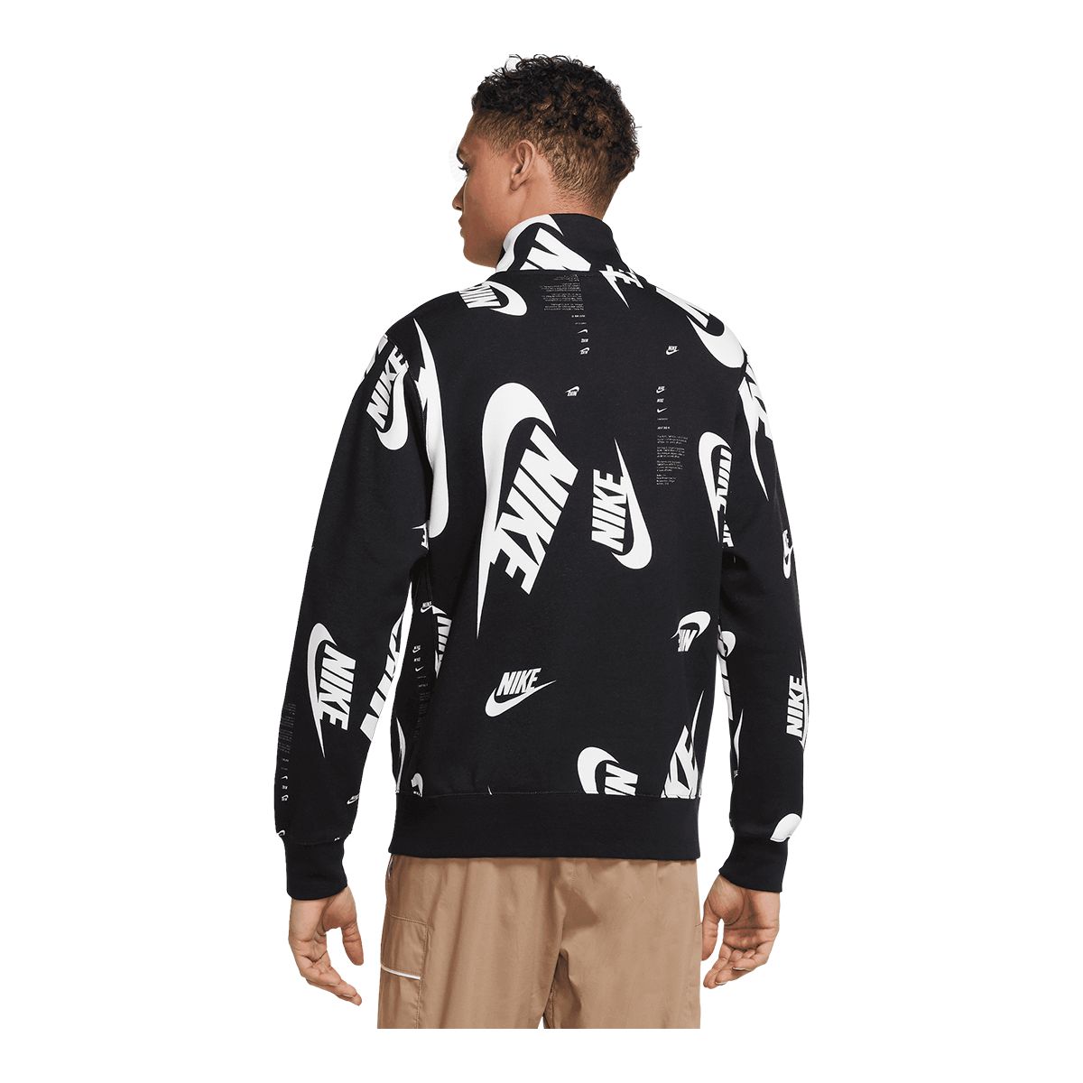 Nike Men's Club+ Shoebox 1/2 Zip Swoosh Top