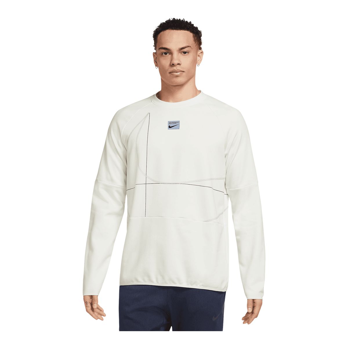 Nike on sale fleece sweatshirt