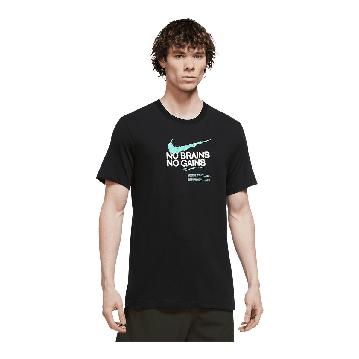 Nike Men's Dri-FIT Brains Gains T Shirt | SportChek
