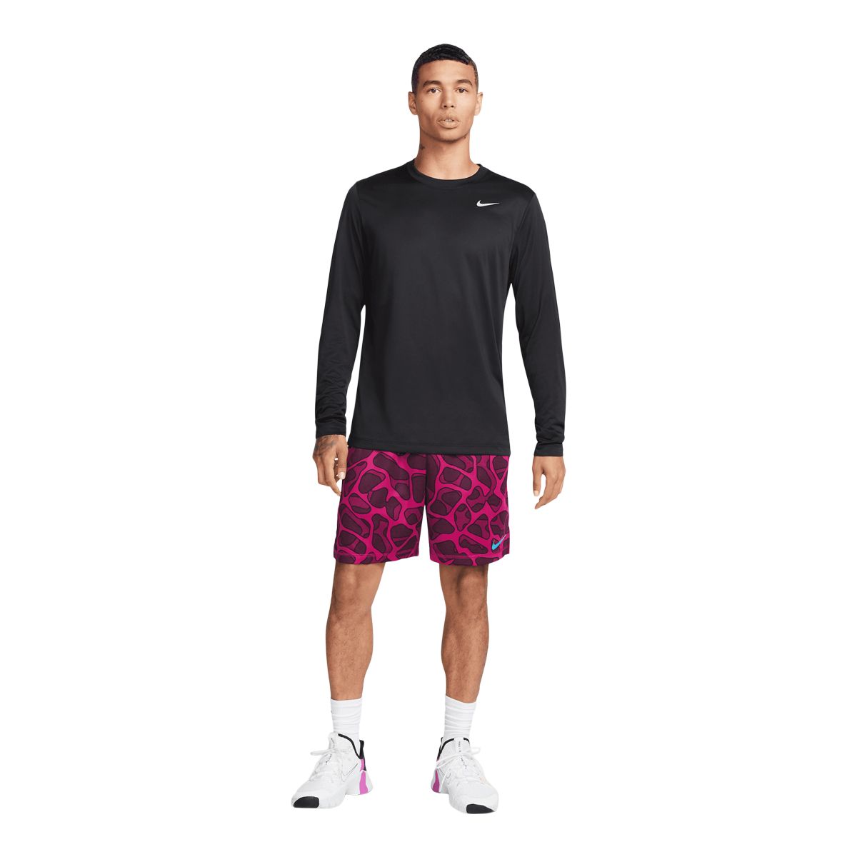 nike mens dry legend 2.0 longsleeve training tee