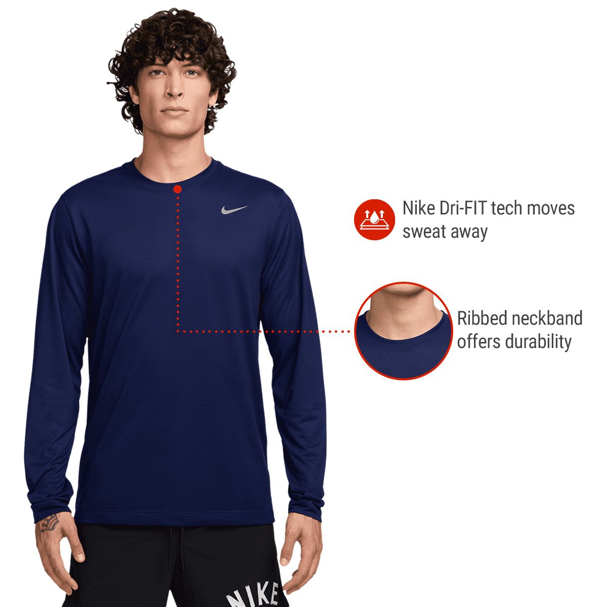 Nike Men's Dri-FIT Legend 2.0 Long Sleeve T-Shirt