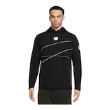 Nike Men's Dri-FIT Q5 Pullover Hoodie, French Terry Fleece, Moisture-Wicking Front_Flat