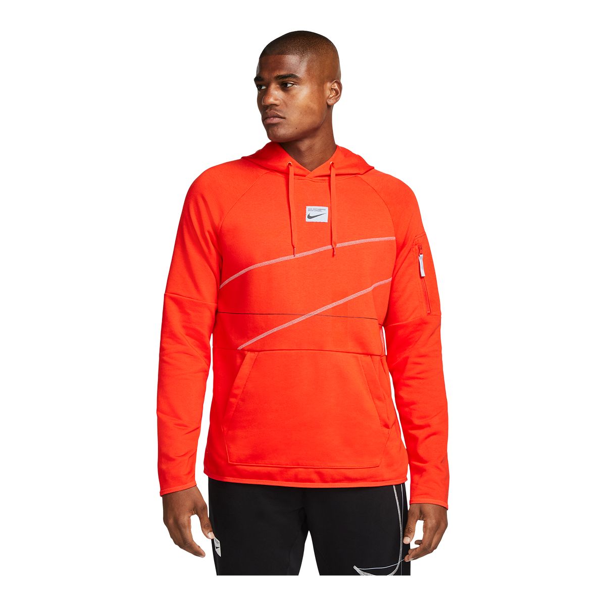 Nike Men's Dri-FIT Q5 Pullover Hoodie  French Terry Fleece Moisture-Wicking