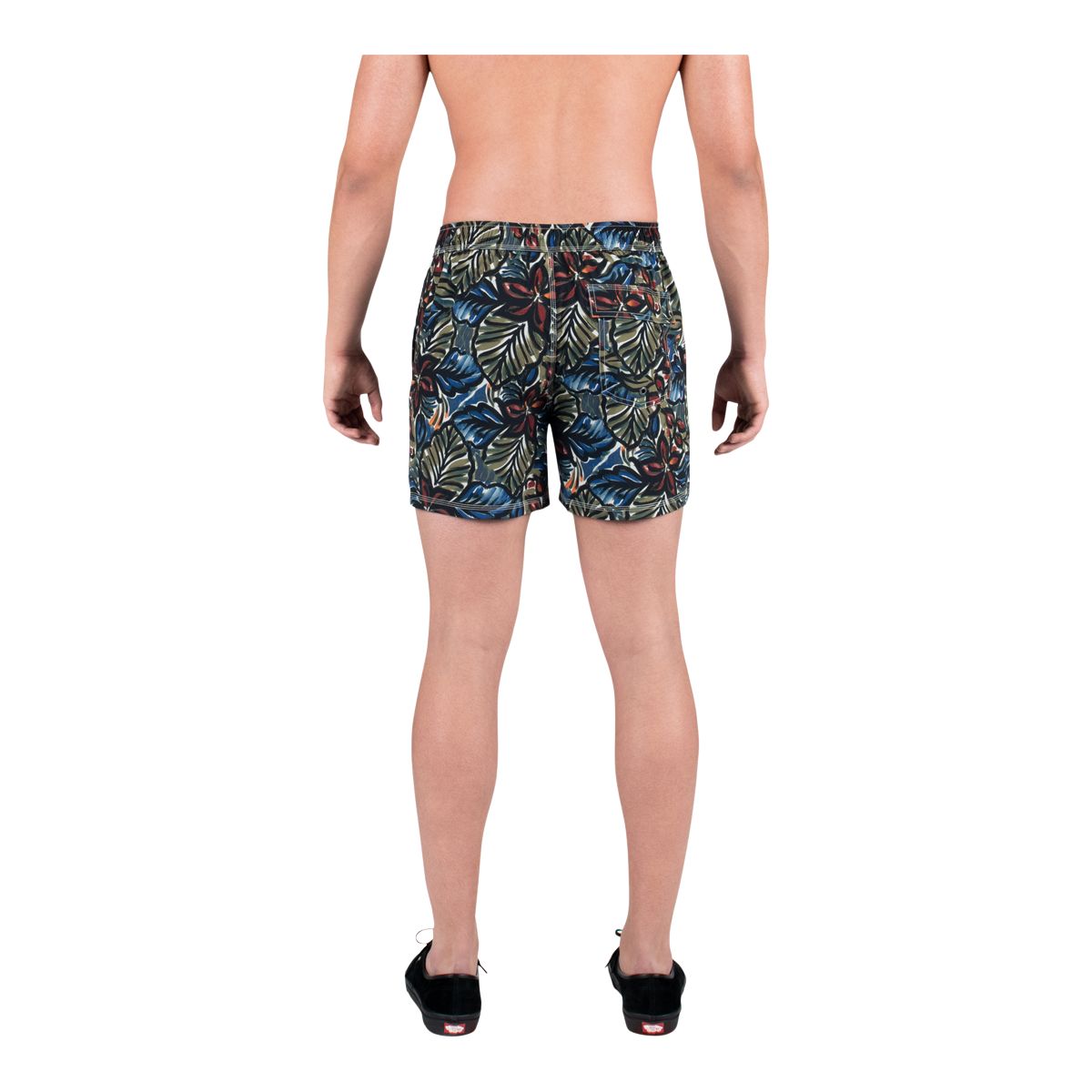 Saxx Men's Oh Buoy 2 in 1 Swim Volley Shorts, 5", Quick-Dry, With Mesh Liner