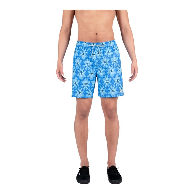 Saxx Men's Oh Buoy 2 in 1 Swim Volley Shorts, 7", QuickDry, With Mesh