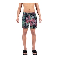 Saxx Men's Betawave 2 in 1 Swim Boardshorts, 17", Quick-Dry, With Mesh Liner Front_Flat