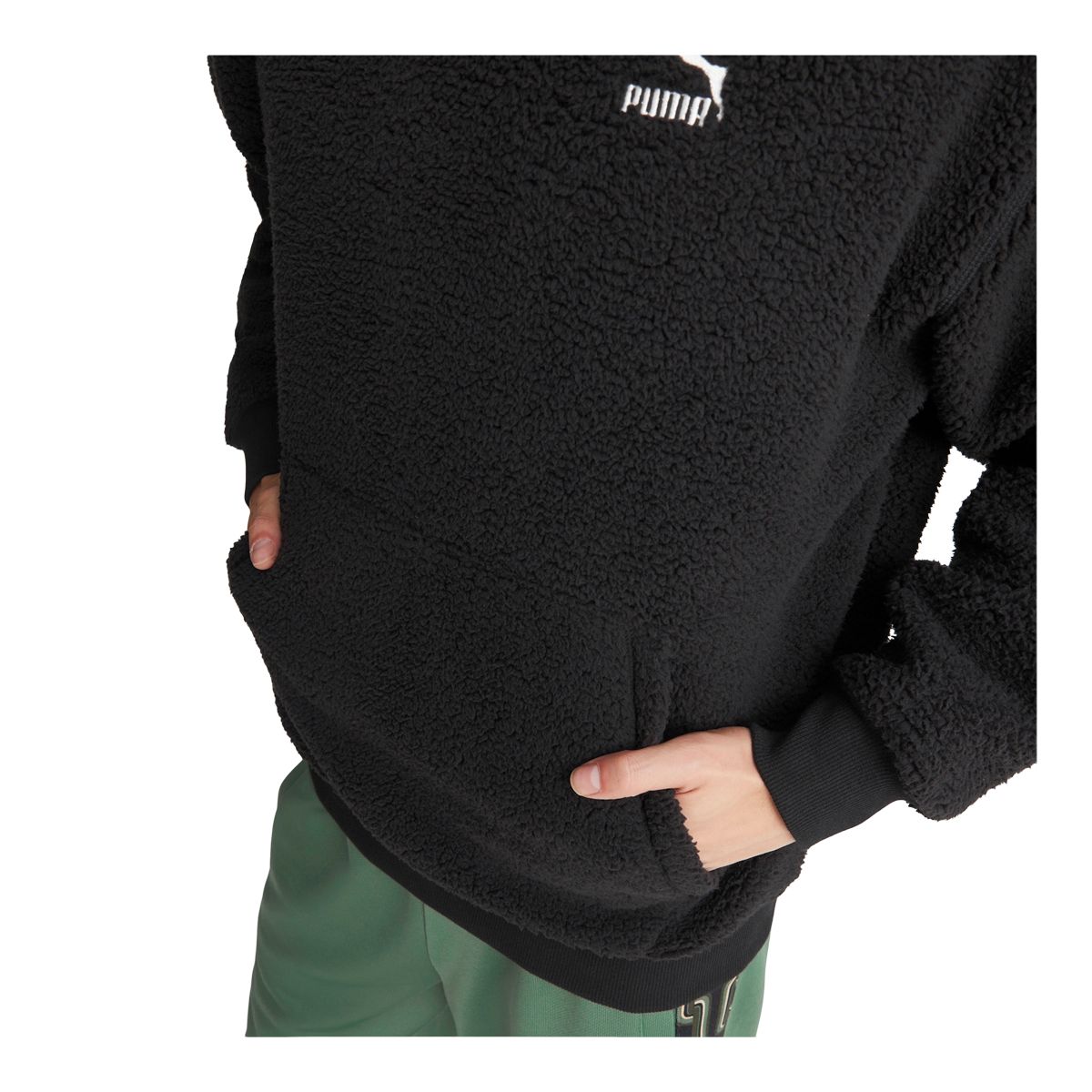 PUMA Men's Classics Sherpa Pullover Hoodie