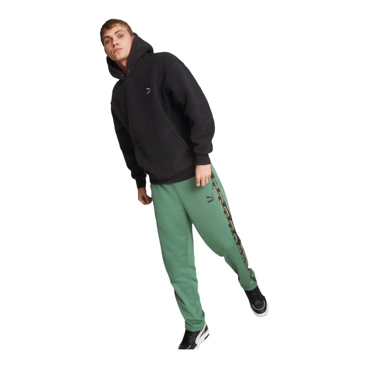 PUMA Men's Classics Sherpa Pullover Hoodie