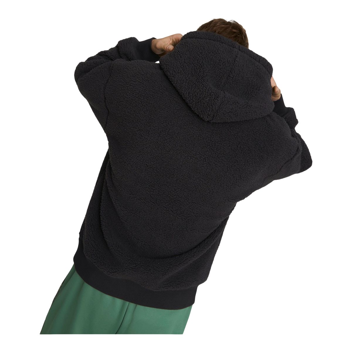 PUMA Men's Classics Sherpa Pullover Hoodie