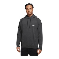 Nike Men's LeBron James Dri-FIT Pullover Hoodie, Heavyweight Fleece, Moisture-Wicking Front_Three_Fourths_Angled_Left