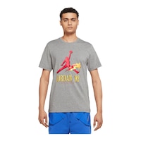Jordan Men's Brand Graphic Crew T Shirt Front_Flat