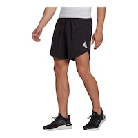 adidas Men's D4S Training 7 Inch Woven Shorts Front_Angled_Left