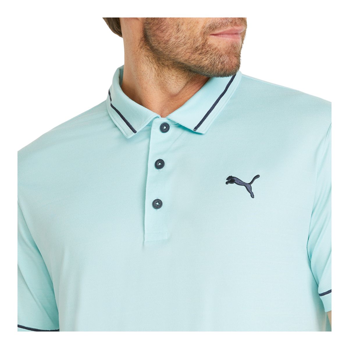 PUMA Golf Men's CLOUDSPUN Monarch Short Sleeve Polo T Shirt, UPF 50