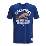 Under Armour Men's Project Rock Champ T Shirt Front_Flat