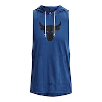 Under Armour Men's Project Rock BSR Bull SL Pullover Hoodie Front_Flat