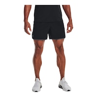 Under Armour Men's HIIT Woven 6 Inch Shorts Front_Flat
