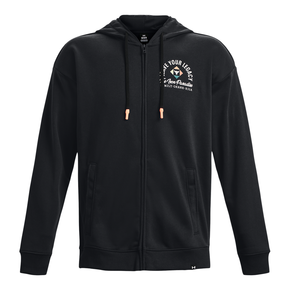 Under Armour Men's Project Rock Legacy Heavyweight Terry Full Zip Hoodie |  Sportchek