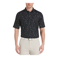 Callaway Men's Conversational Print Polo T Shirt Front_Flat