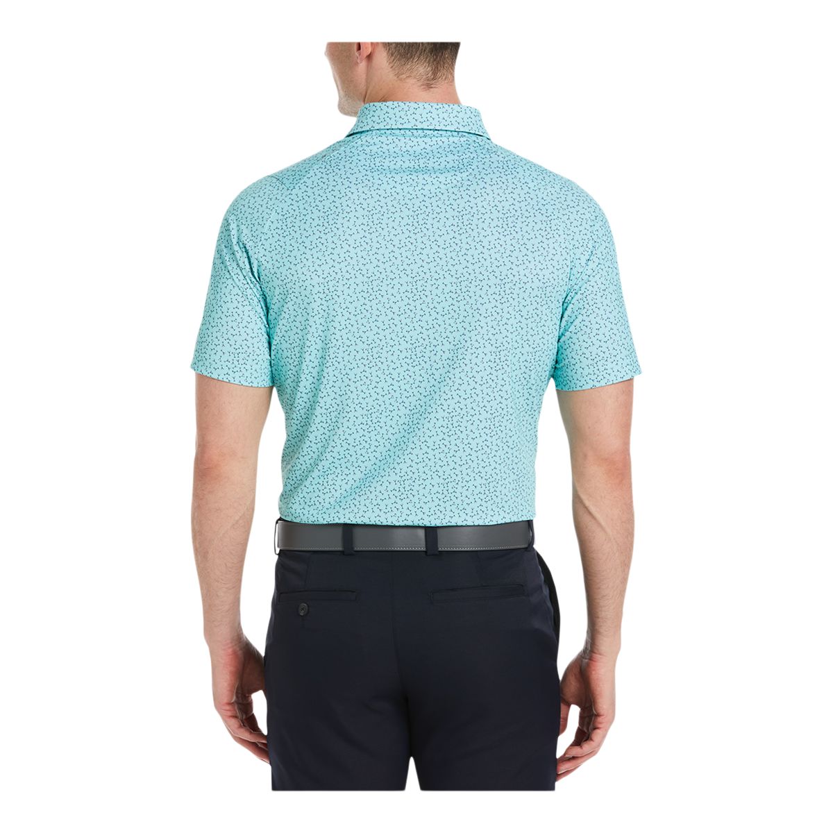 Callaway Men's Micro Martini Print Polo T Shirt