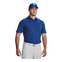 Under Armour Men's Iso-Chill Palm Dash Polo T Shirt Front_Three_Fourths_Angled_Right