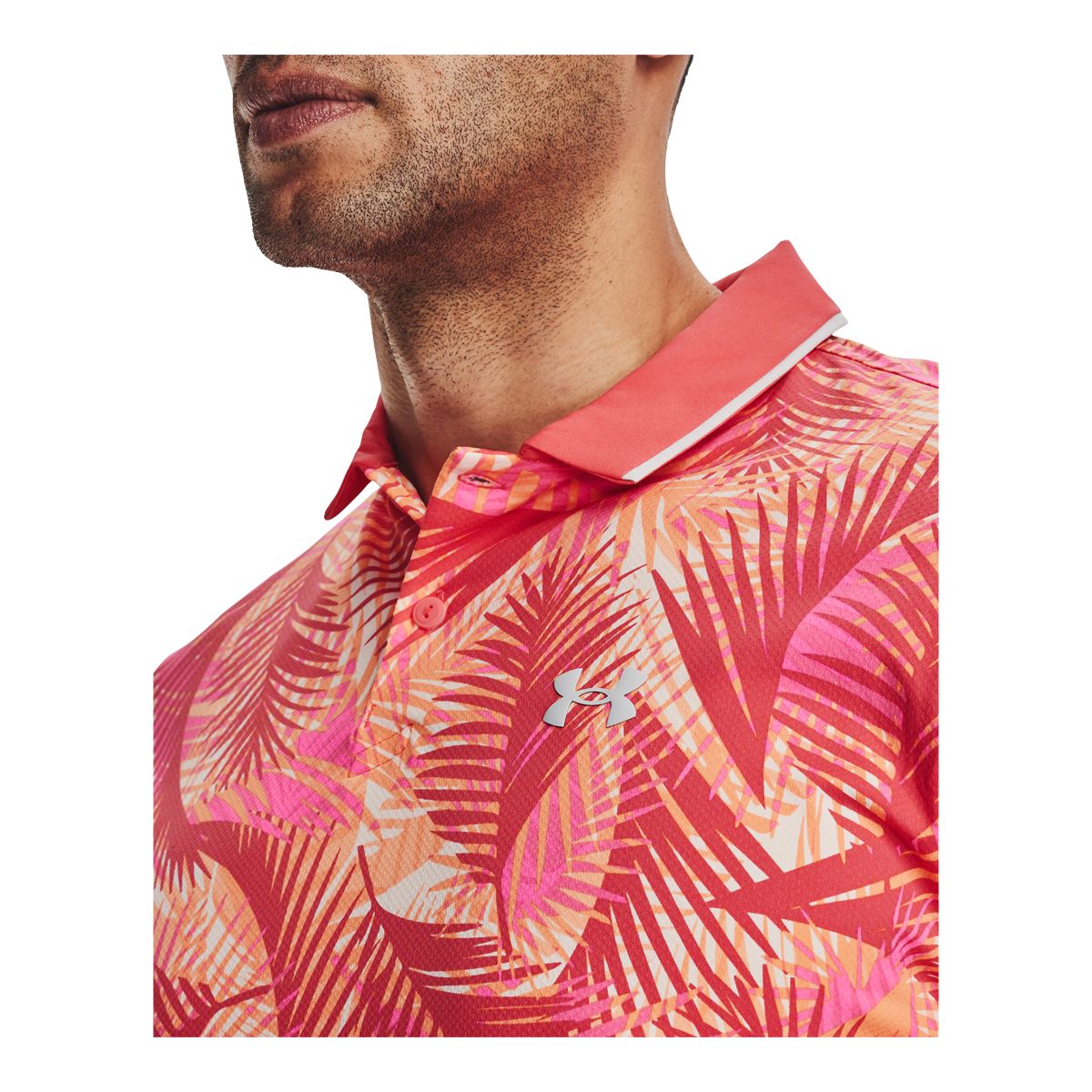 Under Armour Men's Iso-Chill Graphic Palm Polo T Shirt