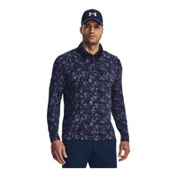 Under Armour Men's Playoff 1/4 Zip Novelty Polo T Shirt Front_Three_Fourths_Angled_Right